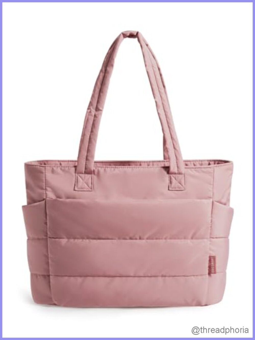 Lightweight Work Tote Bag with Laptop Compartment, Zipper Closure, Shoulder